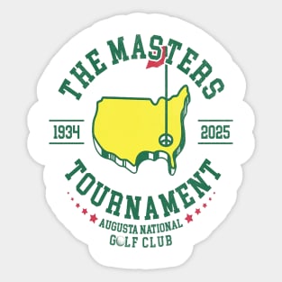 Augusta Masters Golf, 2025 Masters Golf Tournament, Augusta National Golf Sticker
